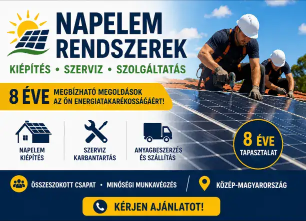 Megbízható napelemes megoldások Közép-Magyarországon!