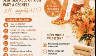 Ön pihen, mi ragyogó tisztaságot teremtünk!