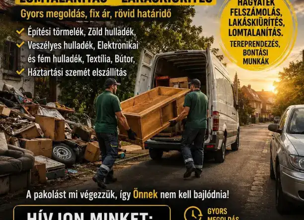 Lomtalanítás, veszélyes hulladék szállítása