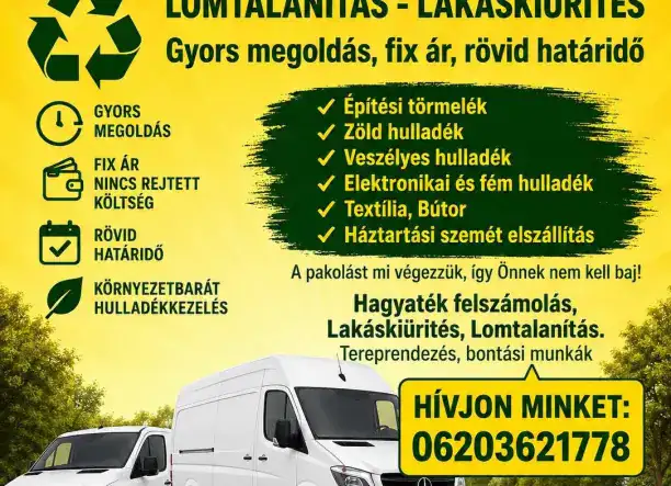 Lomtalanítás, veszélyes hulladék szállítása