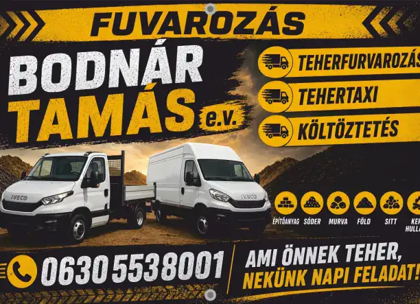 Mindent is kiszállítunk és elszállítunk!