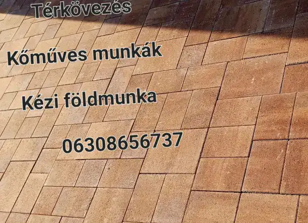Kőműves munkák, térkövezés és festés – megbízható kivitelezés!