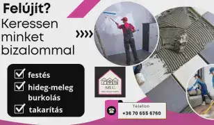 Takaritás, festés, hideg-meleg burkolás