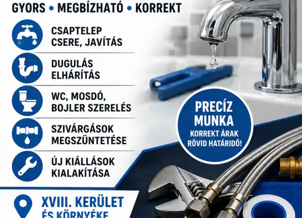 Víz-gáz, központi fűtés szerelés - Ha csöpög, folyik, hívjon!
