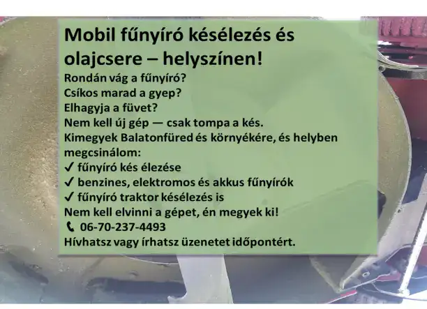 Kertfenntartás Balatonfüred és környékén
