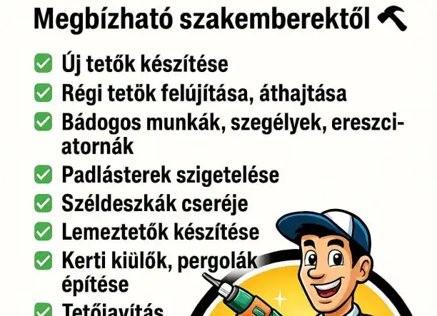 Ács, tetőfedő