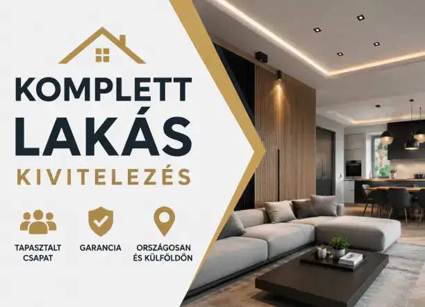 Komplett lakás felújítás és kivitelezés – országos és külföldi munkavégzés!