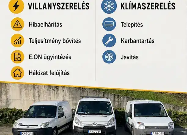 Villanyszerelési kivitelezés