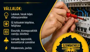 Villanyszerelés Vas Megye egész területén