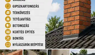 Teljeskörű kőműves munkálatok