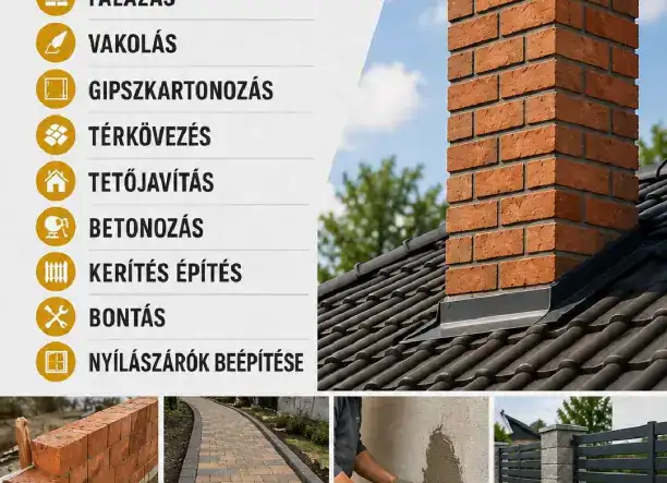 Teljeskörű kőműves munkálatok