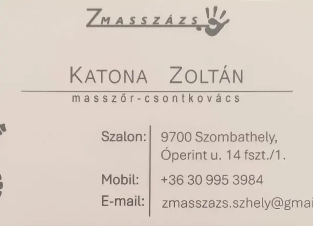 Masszázs Szombathelyen!