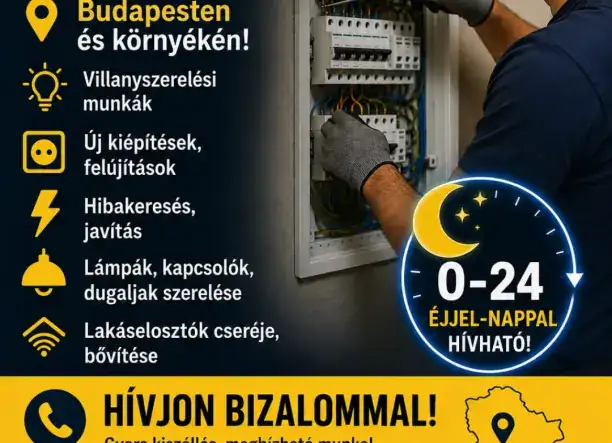 SZAKSZERŰ VILLANYSZERELÉS LAKOSSÁGI ÜGYFELEKNEK – GYORS SEGÍTSÉG, MEGBÍZHATÓ MEGOLDÁSOK!