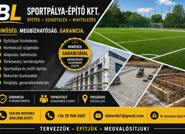 BL Sportpálya-Építés