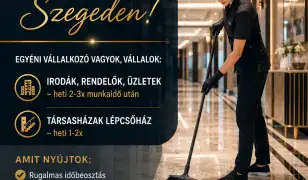 Minőségi takarítás Szegeden – megbízható szolgáltatás magánszemélyeknek és cégeknek! ✨