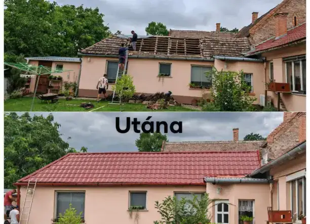 Tetőfedő, ács, bádogos munkák