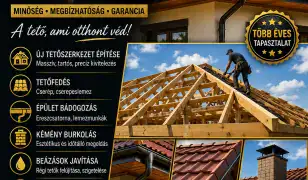 Tetőfedés és tetőjavítás – garanciával !