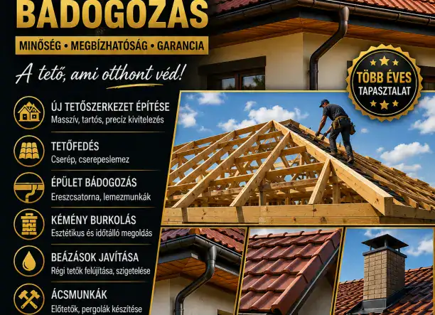 Tetőfedés és tetőjavítás – garanciával !