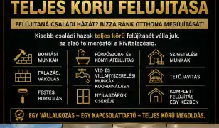 ZENTA PLUS KFT. – MINDEN, AMI FELÚJÍTÁS ÉS ÉPÍTKEZÉS! 🔨