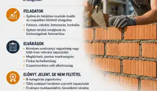 Kőművest keresünk