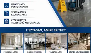 Professzionális takarító szolgáltatás
