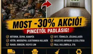 Lomtalanítás, házkiürítés, veszélyes hulladék elszállítása