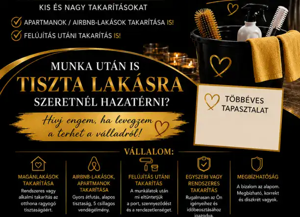 Takarítást vállalok