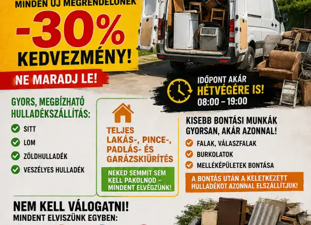 Országos lomtalanítás, ingatlan kiürítése