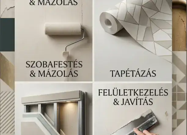 Szobafestés, gipszkarton szerelés
