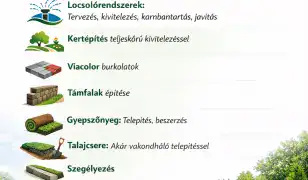 Kertépítés, térkövezés, füvesítés, öntözőrendszer – komplett kivitelezés