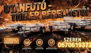Autó-Utánfutó-Tréler-Lakókocsi Bérelhető