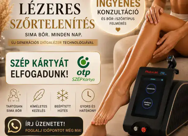 Lézeres szőrtelenítés akár OTP szépkártyára is