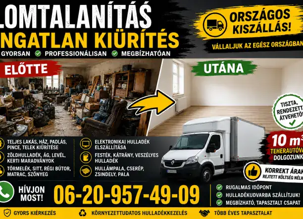 Lomtalanitást vállalunk országosan