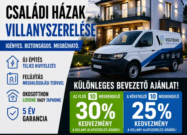 Klímaszerelés, villanyszerelés és épületautimatizálás
