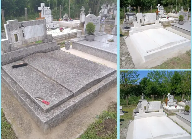 Sírkő tisztítás