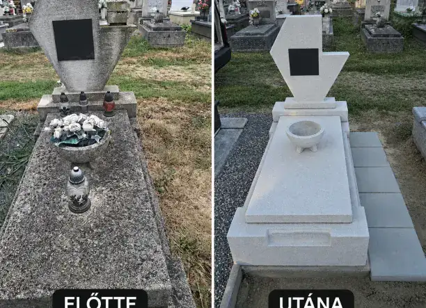 Sírkőtisztítás, sírgondozás