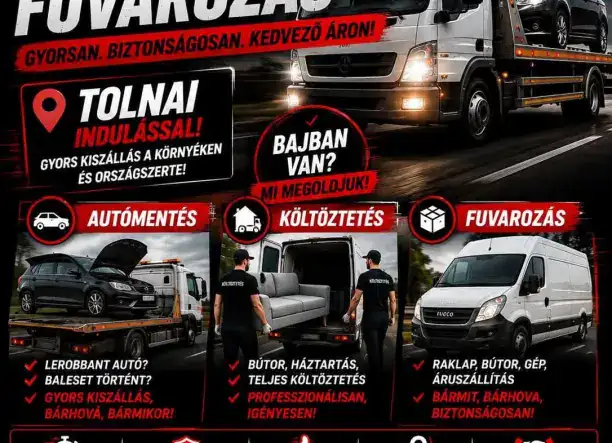 Autómentés és Költöztetés NON STOP