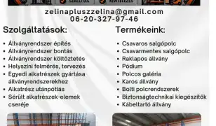Raklapos polc rendszer