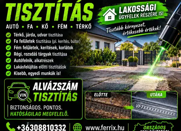 Lézeres Tisztítás és Hegesztés