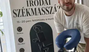 Irodai székmasszázs - feltöltődés a munkahelyen