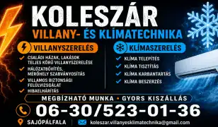 Komplett villanyszerelés és klímaszolgáltatás