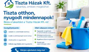 ✨ Tiszta otthon, nyugodt mindennapok – bízza ránk a takarítást!