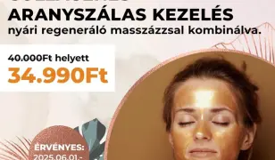Kollagénes aranyszálas arckezelés a Szilani-Beauty Szépségszalonokban