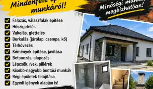 Kőműves munka, felújítás, burkolás Budapesten