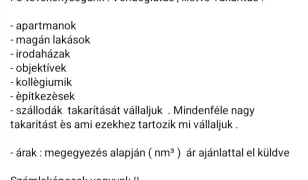 Takarítást vállalok