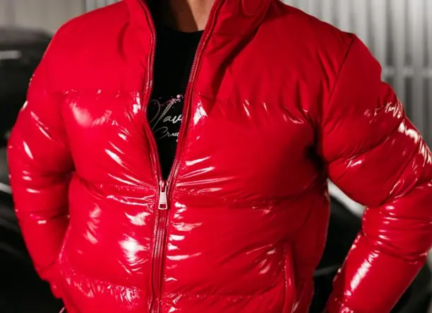 Olavoga Benton piros férfi kabát az Amy's Fashiontől
