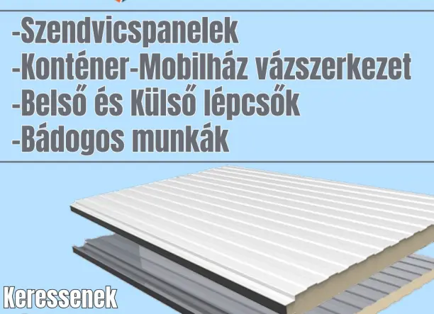 Iperionsteel Szendvicspanelek