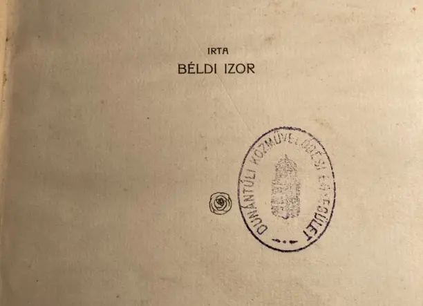 Béldi Izidor : "A gyanus király c. könyve eladó
