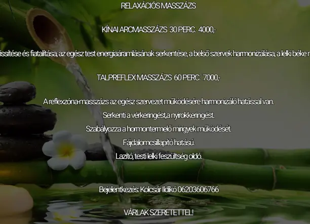Közérzetet javító szolgáltatás