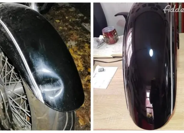 Motor sárvédők felújítása , fényezése.